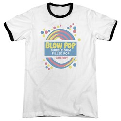Tootsie Roll - Mens Blow Pop Label Ringer T-Shirt