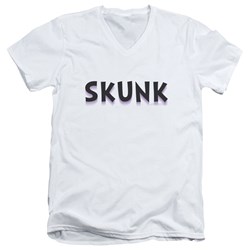 Last Man On Earth - Mens Skunk V-Neck T-Shirt