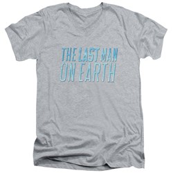 Last Man On Earth - Mens Logo V-Neck T-Shirt