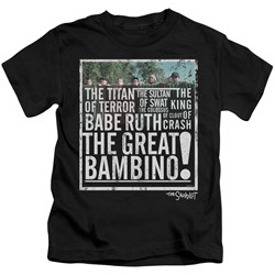Sandlot - Little Boys The Great Bambino T-Shirt