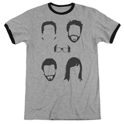 Its Always Sunny In Philadelphia - Mens Casted Shadows Ringer T-Shirt