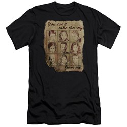 Firefly - Mens Burned Poster Premium Slim Fit T-Shirt