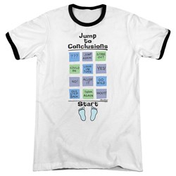 Office Space - Mens Jump To Conclusions Ringer T-Shirt