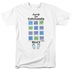 Office Space - Mens Jump To Conclusions T-Shirt