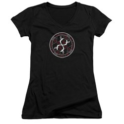 American Horror Story - Juniors Coven Serpent Sigil V-Neck T-Shirt