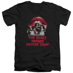 Rocky Horror Picture Show - Mens Casting Throne V-Neck T-Shirt