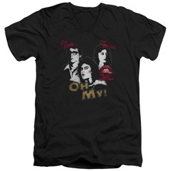 Rocky Horror Picture Show - Mens Oh 3 Ways V-Neck T-Shirt