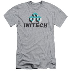 Office Space - Mens Initech Logo Premium Slim Fit T-Shirt