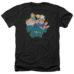 Family Guy - Mens Family Fight Heather T-Shirt