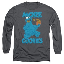 Sesame Street - Mens More Cookies Long Sleeve T-Shirt