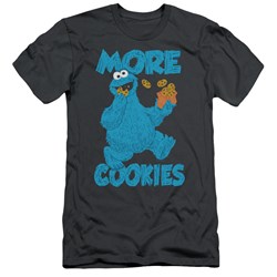 Sesame Street - Mens More Cookies Slim Fit T-Shirt