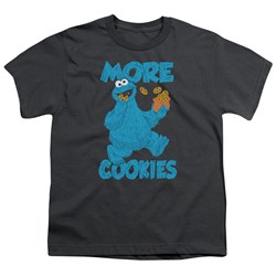 Sesame Street - Big Boys More Cookies T-Shirt