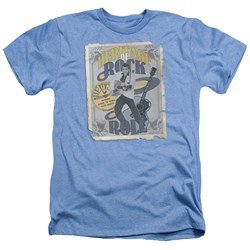 Sun - Mens Heritage Of Rock Poster Heather T-Shirt