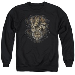 Sun - Mens Scroll Around Rooster Sweater