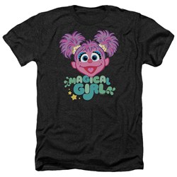 Sesame Street - Mens Scribble Head Heather T-Shirt