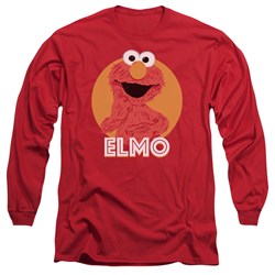 Sesame Street - Mens Elmo Scribble Long Sleeve T-Shirt