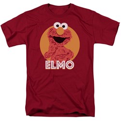 Sesame Street - Mens Elmo Scribble T-Shirt