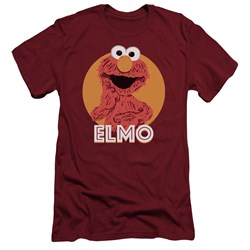 Sesame Street - Mens Elmo Scribble Slim Fit T-Shirt