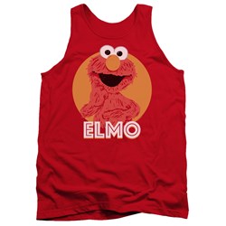 Sesame Street - Mens Elmo Scribble Tank Top