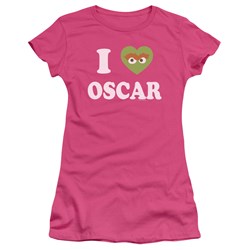Sesame Street - Juniors I Heart Oscar T-Shirt
