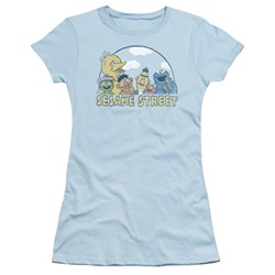 Sesame Street - Juniors Sesame Group T-Shirt