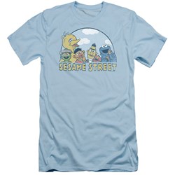 Sesame Street - Mens Sesame Group Slim Fit T-Shirt
