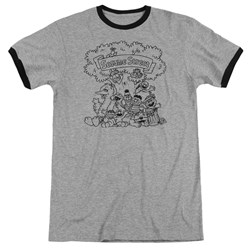 Sesame Street - Mens Simple Street Ringer T-Shirt