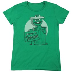 Sesame Street - Womens Keepin It Trashy T-Shirt