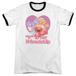 Sesame Street - Mens Friendship Ringer T-Shirt