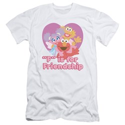 Sesame Street - Mens Friendship Premium Slim Fit T-Shirt