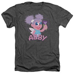 Sesame Street - Mens Flat Abby Heather T-Shirt