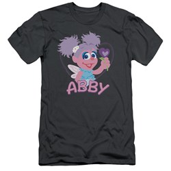 Sesame Street - Mens Flat Abby Slim Fit T-Shirt