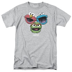 Sesame Street - Mens Halftone Heads T-Shirt