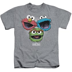 Sesame Street - Little Boys Halftone Heads T-Shirt