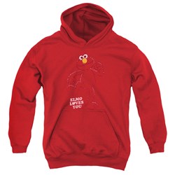 Sesame Street - Youth Elmo Loves You Pullover Hoodie