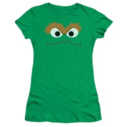 Sesame Street - Juniors Oscar Face T-Shirt