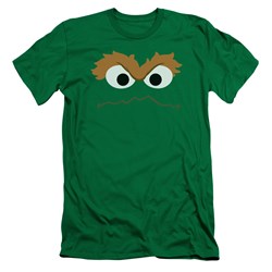 Sesame Street - Mens Oscar Face Slim Fit T-Shirt