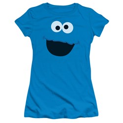 Sesame Street - Juniors Cookie Monster Face T-Shirt