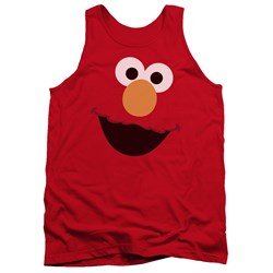Sesame Street - Mens Elmo Face Tank Top