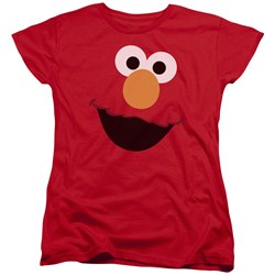 Sesame Street - Womens Elmo Face T-Shirt
