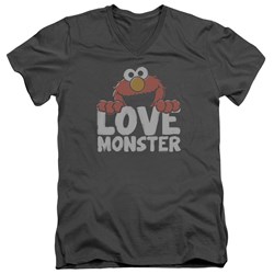 Sesame Street - Mens Love Monster V-Neck T-Shirt