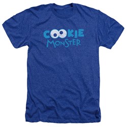 Sesame Street - Mens Cookie Eyes Heather T-Shirt