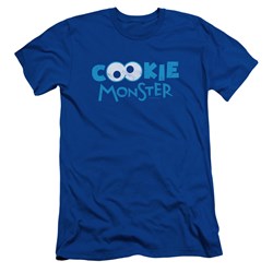 Sesame Street - Mens Cookie Eyes Slim Fit T-Shirt