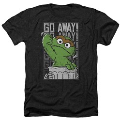 Sesame Street - Mens Go Away Heather T-Shirt