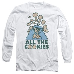Sesame Street - Mens All The Cookies Long Sleeve T-Shirt