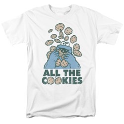 Sesame Street - Mens All The Cookies T-Shirt
