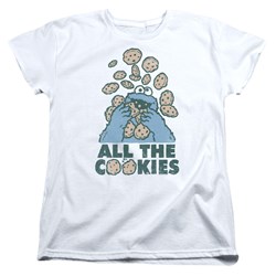 Sesame Street - Womens All The Cookies T-Shirt