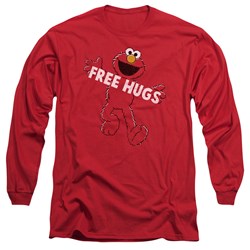 Sesame Street - Mens Free Hugs Long Sleeve T-Shirt