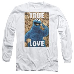 Sesame Street - Mens Beautiful Cookies Long Sleeve T-Shirt