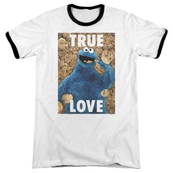 Sesame Street - Mens Beautiful Cookies Ringer T-Shirt